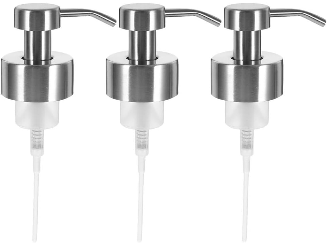 Pompe A Savonnyte Moussant Inox 304 Plateadoe 44mm Filyage Lot De 3 Tête Pour Distributeur Liquide