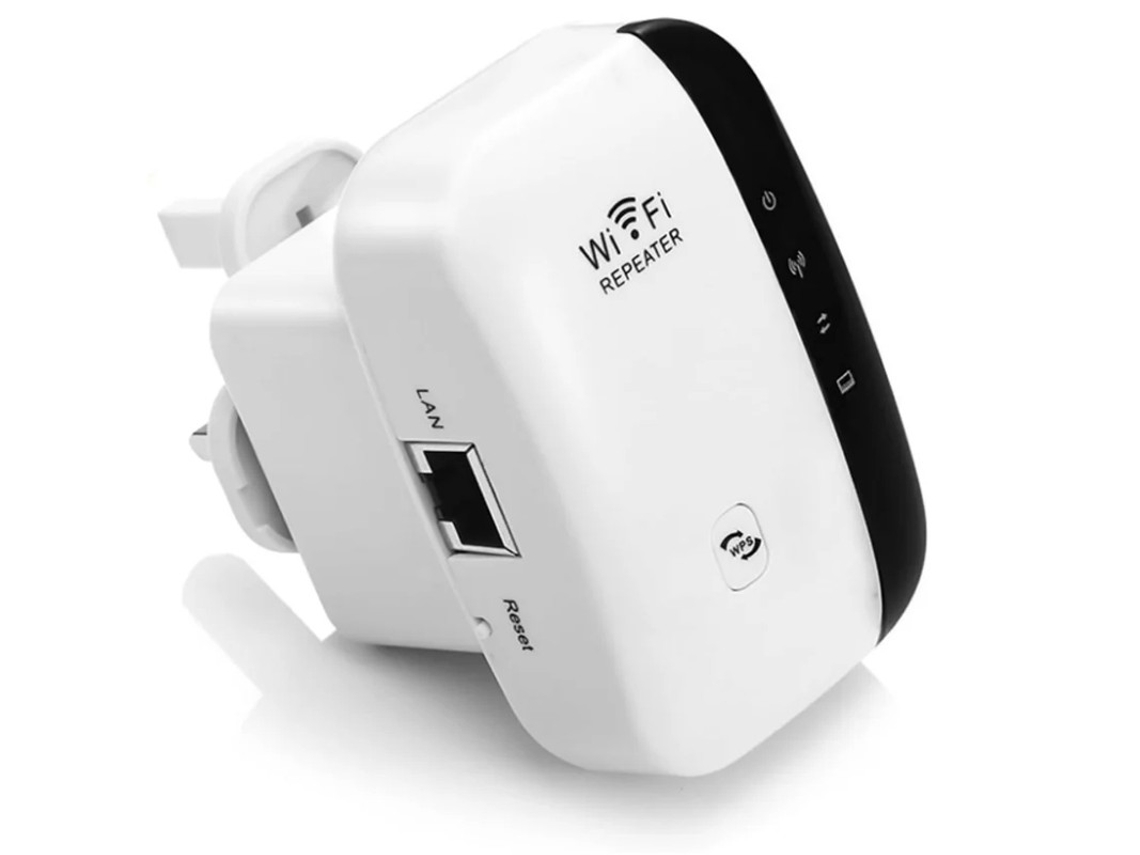 Extensor de rango inalámbrico, amplificador, repetidor WiFi 11n/g/b 2,4 GHz, fácil configuración con función WPS para un largo alcance y un rendimiento WiFi óptimo. Yizhood