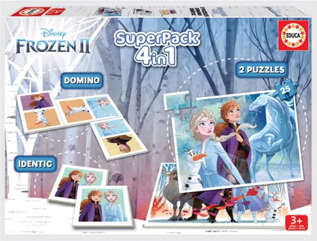 Juego de Mesa EDUCA Superpack Frozen 2 (Edad Mínima: 3 Años - Dificultad: Baja)