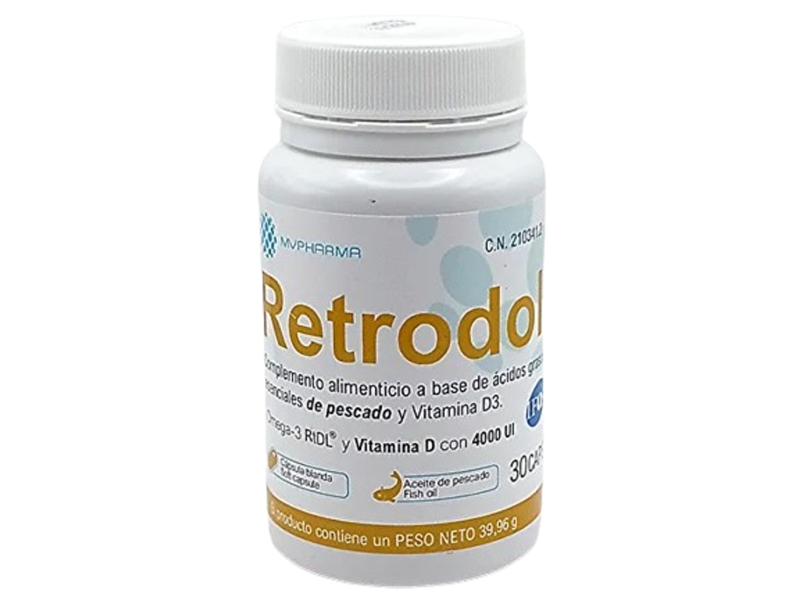 Retrodol 30 cápsulas Mvpharma