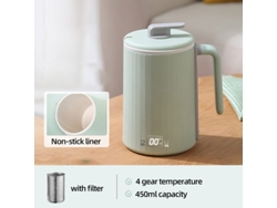 Mini cafetera eléctrica de 110 V (EE. UU., color verde)