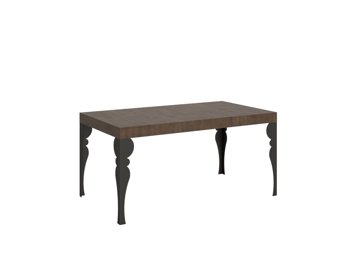 Mesa de Comedor ITAMOBY Paxon (90x160/264 - Paneles de Melamina - Nogal)