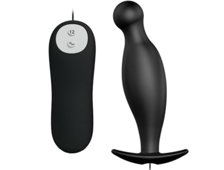 Estimulador PRETTY LOVE Plug Anal 12 Velocidades Con Mando