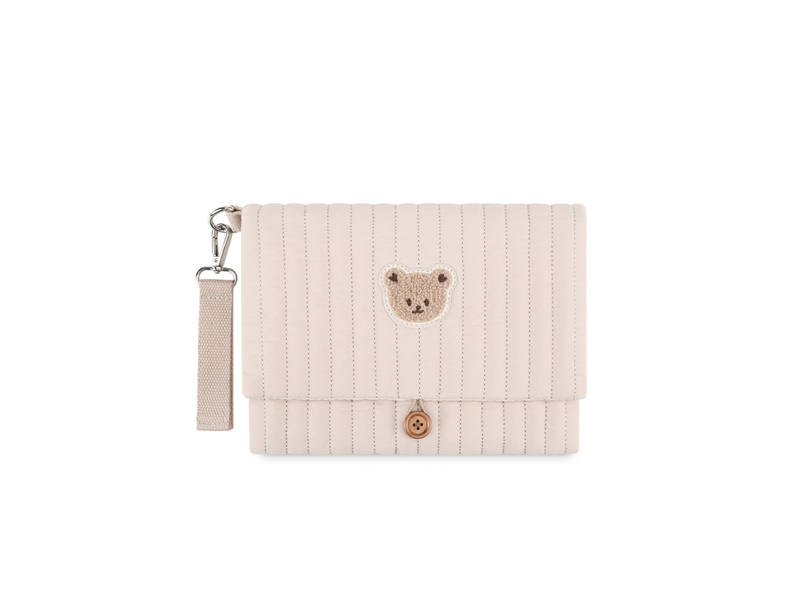 Bolsa plegable para guardar artículos de bebé durante el viaje, bolsa colgante multifuncional. Color caqui Yunzii