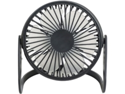 Ventilador Portátil De Plástico 360° Ventilador Giratorio Recargable Versátil Para Exteriores Material: