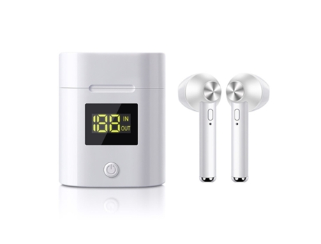Auriculares Bluetooth Inalámbricos Verdaderos 5.0 120 Horas en Espera Blanco VEANXIN