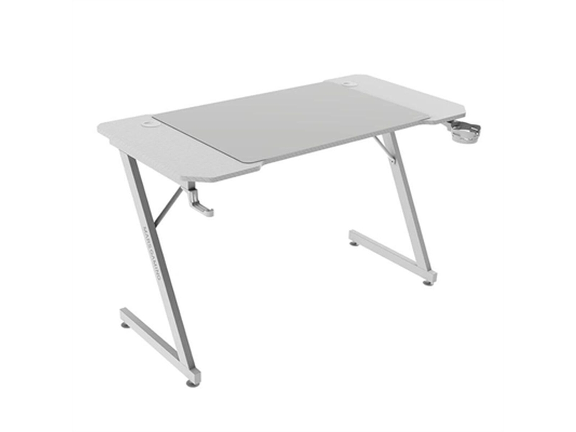 Mesa de oficina para juegos Mars Gaming Ergo White 140 x 60 cm