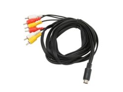 Cable Mini Din De 9 Pines A 6 Rca, Señal De Audio/vídeo Compuesta Limpia Y Estable Para Cámaras Digitales, Televisores Y Receptores Av.