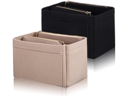 Organizador De Bolsos De Fieltro De 2 Piezas Con Múltiples Compartimentos, Inserto Para Bolsos De Mano Y Bolsos Tote.