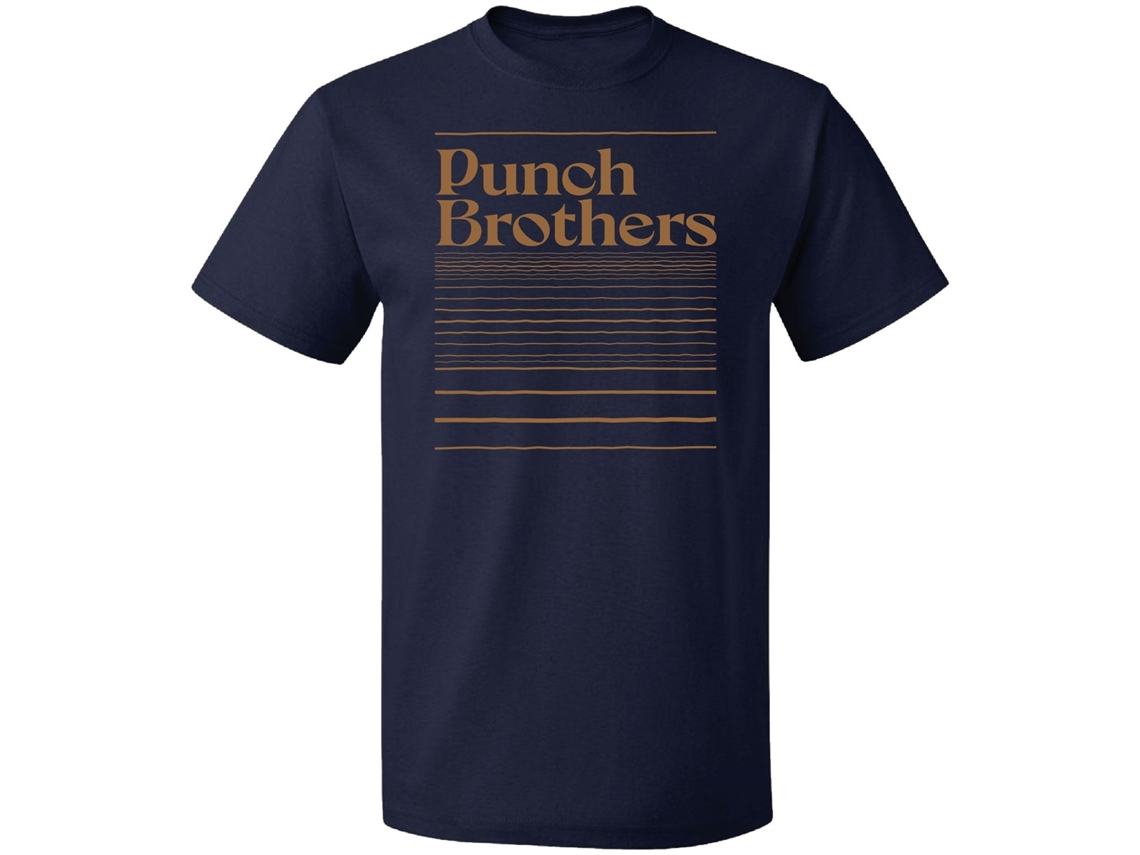 Camiseta unisex para adultos Punch Brothers Lines ROCKINSTONE, superventas. Talla: M