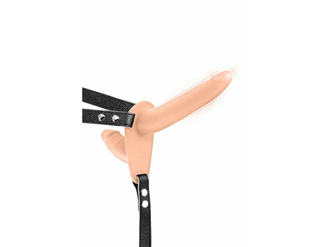 VPMKP-Consolador Con Arnés Fetish Tentation Natural 15,5 Cm