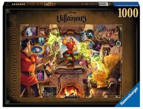 Puzzle RAVENSBURGER Disney Villainous: Gaston Puzle de figuras 1000 pieza(s) Televisión/películas