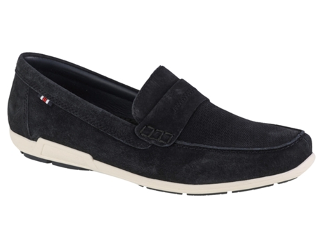 Zapatillas Hombre RIEKER (44 - Cuero de Gamuza - Azul)