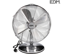 Ventilador de Mesa EDM Cromado 60W 40 Cm