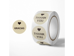 (estilo 2) 500 Etiquetas De Papel Kraft, Adecuadas Para Manualidades Y Decoraciones De Regalos.