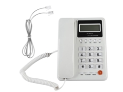 Teléfono Fijo Con Cable Para Hoteles, Hogares Y Oficinas, Con Identificador De Llamadas Y Función De Rellamada.