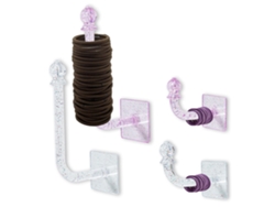 VVJIJILLY Suporte Para Faixas De Cabelo, 4 Peças, Organizador De Acessórios Para Cabelo.