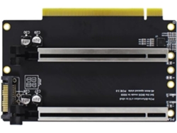 Tarjeta De Expansión Dividida Pcie 3.0 X16 1 A 2 Gen3 X8 Ranuras X8
