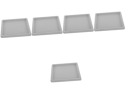 Nuobesty Juego De 5 Piezas De Bandejas Para Joyas, Soportes Para Pulseras, Bolsas Y Estantes.