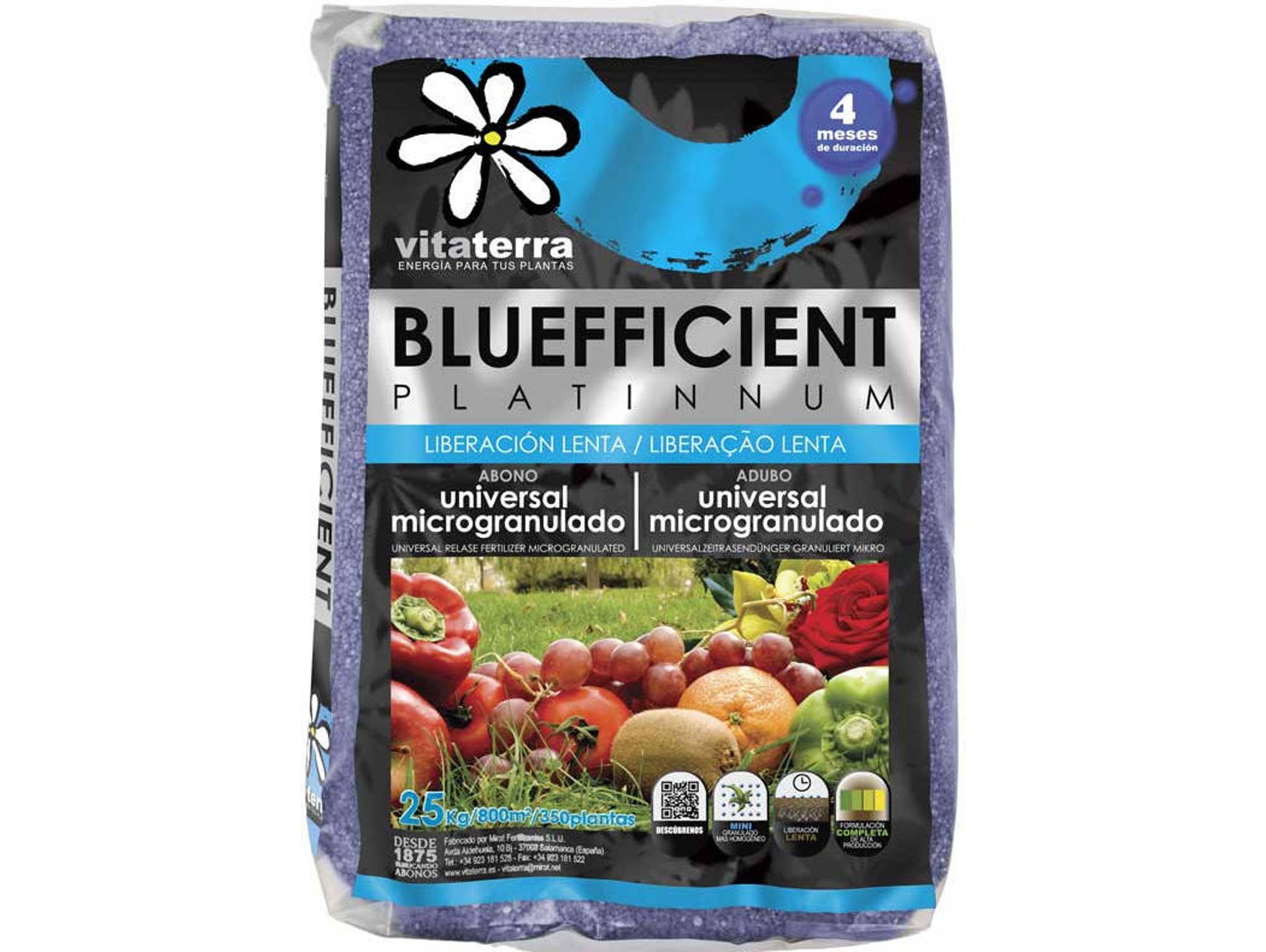Abono VITATERRA Bluefficient Platinnum (25kg)