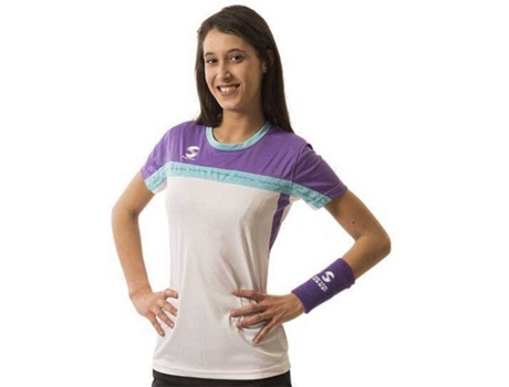 Camiseta de Mujer SOFTEE Club Tenis Multicolor (XL)
