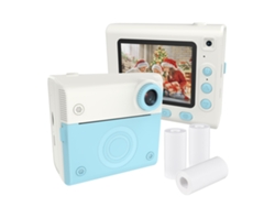 Cámara instantánea para niños con impresora, mini cámara digital de juguete para niñas y niños.