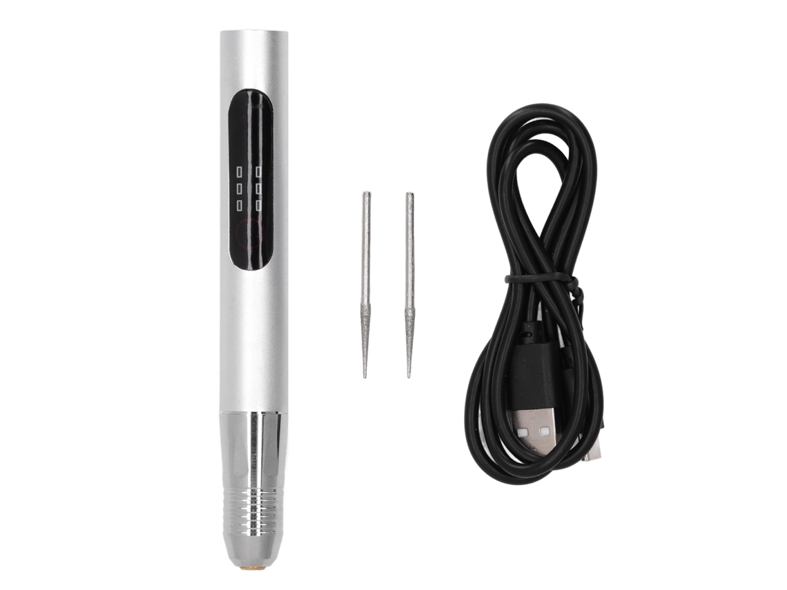 Mini Bolígrafo Eléctrico De Grabado De 10 W Con 3 Velocidades Y Función De Pulido Para Metal, Vidrio, Madera Y Joyería.