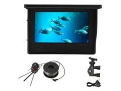 Cámara De Pesca Subacuática Tn Hd Ip68 De 4,3 Pulgadas Con 12 Luces Y Detector De Peces.