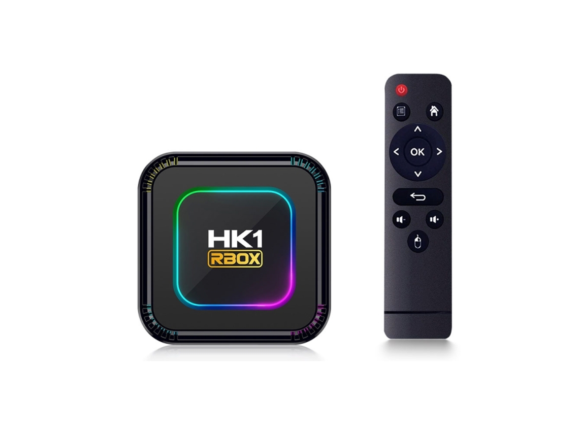 Yuysan Hk1 8k Android 13.0 Smart TV Box con control remoto, 4 GB, 64 GB, RK3528 de cuatro núcleos