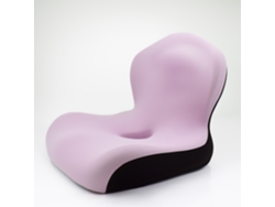 Cojín De Asiento Ergonómico De Espuma Viscoelástica Con Respaldo Para Oficina, Alivia La Ciática (seda Hielo/rosa) Gertiz