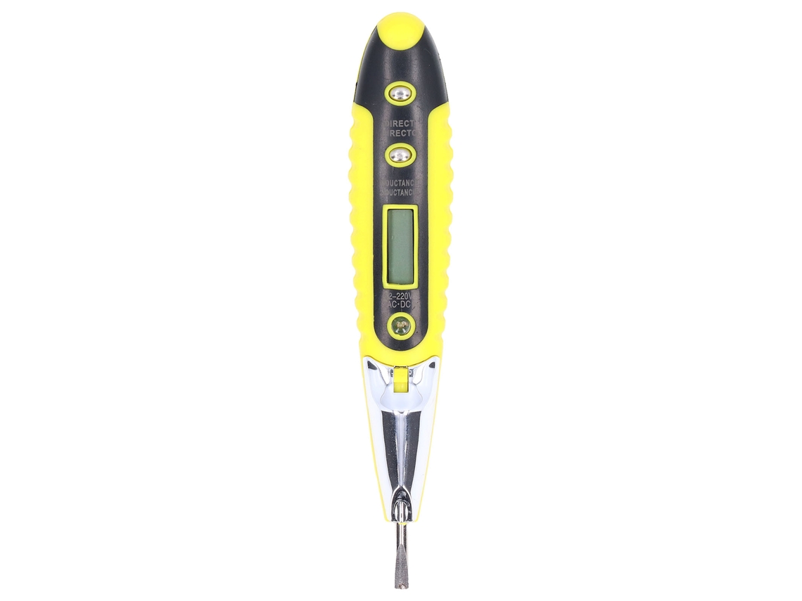 Probador Eléctrico Digital Led Multifuncional De 12-220 V, Detector De Voltaje Sin Contacto Para Uso Doméstico.