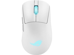 Ratón Óptico ASUS ROG Keris II Ace (Inalámbrico – 42000 DPI – Blanco)