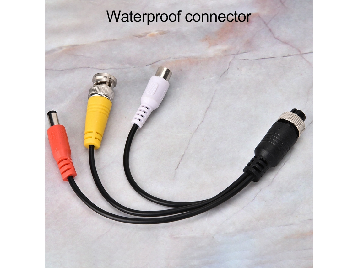 Cable Extensor Para Grabadora De Video De Coche Con Conector Air Head Hembra A Bnc Dc Macho Av Hembra Adaptador