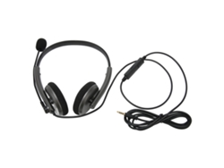 Auriculares Elegantes De Alta Definición Con Cancelación De Ruido Y Protección Auditiva Para Centros De Llamadas, Color Gris Espacial, 3,5 Mm.