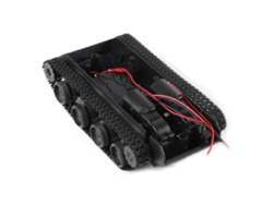 Kit De Chasis De Tanque Plástico Ligero Con Motor 130 3v-7v Para Diy