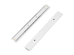 Juego De 2 Rieles Para Cajones Y Armarios De Aleación De Aluminio, Mini, Duraderos Y De Acabado Liso (140 Mm).