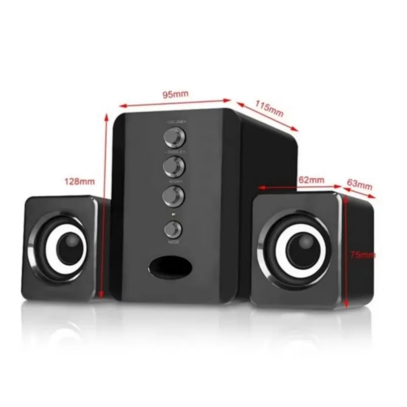 Altavoces 3d Universales De Rango Completo Para Computadora Xikcu