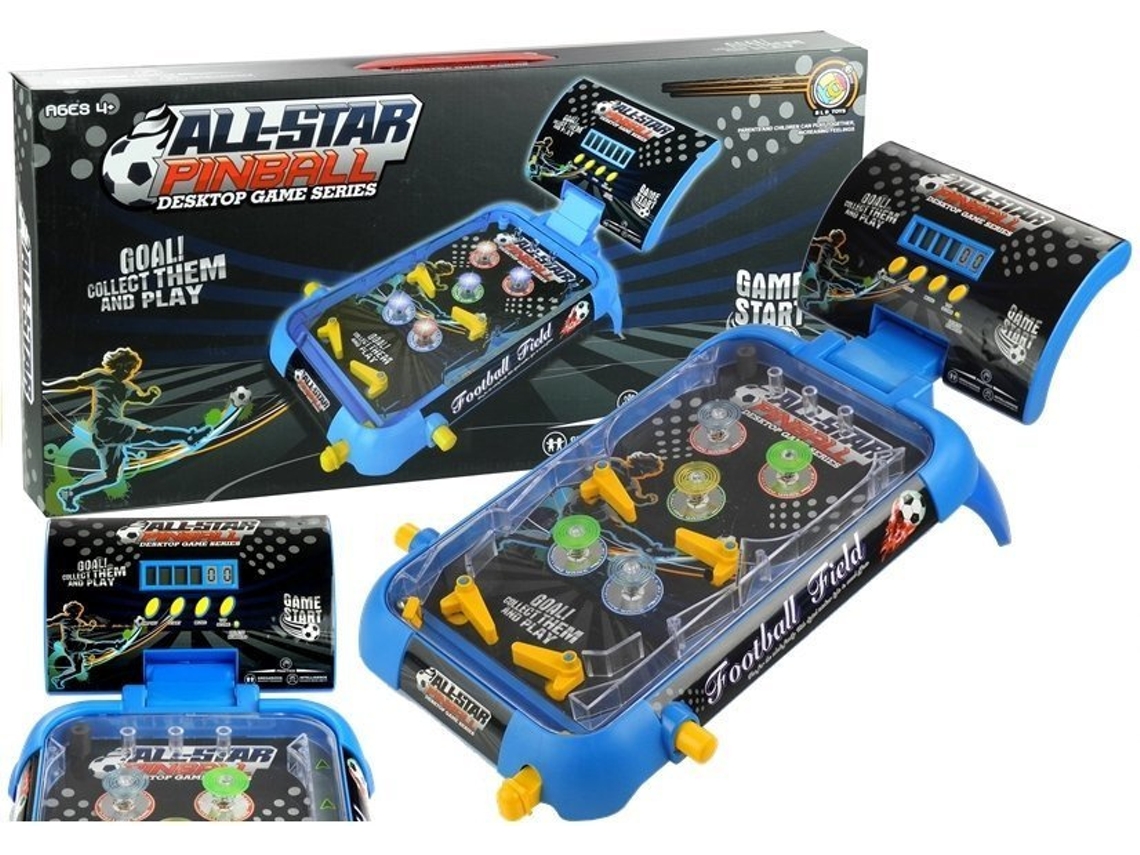 Juego de arcade Pinball Flipper Luces Sonidos 53cm B.active