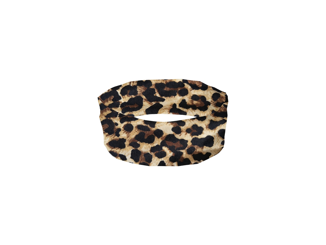 Pañuelo para el pelo con estampado de leopardo