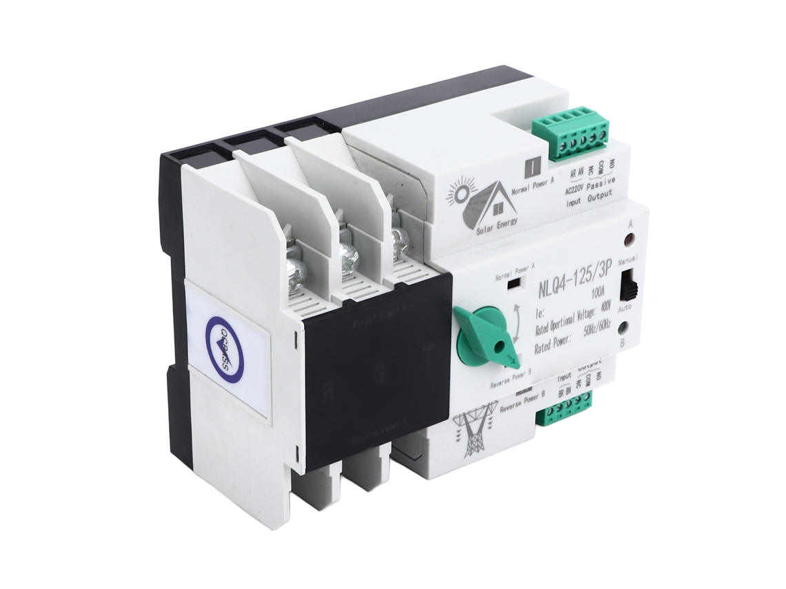2026as-interruptor De Transferencia Dual De Energía Ininterrumpible 400v 100a Interruptor Selector Eléctrico