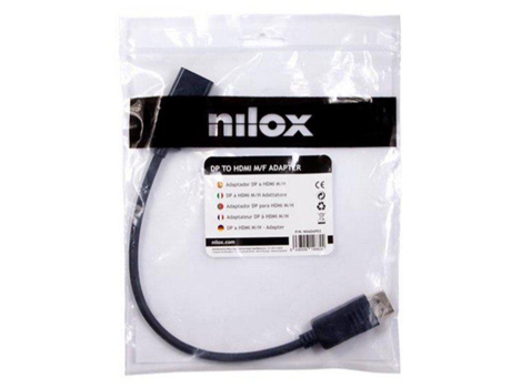 Adaptador Nilox Dp Dmi M/H 0,15 M Displayport HDMI