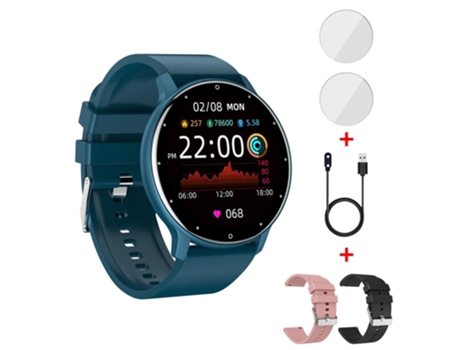 Smart Watch Impermeable Fitness Tracker Deporte Hombres Mujeres Monitor de Frecuencia de Sueño Smartwatch Para Huawei Smartphone VEANXIN