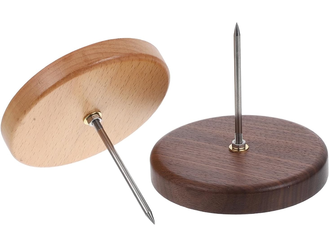 Soportes Para Tickets De Madera Y Metal (2 Unidades) Para Cocina Y Oficina.