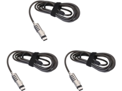 Juego De 3 Candados Usb Para Portátiles, Con Protección Por Contraseña Y Sistema Antirrobo Universal.