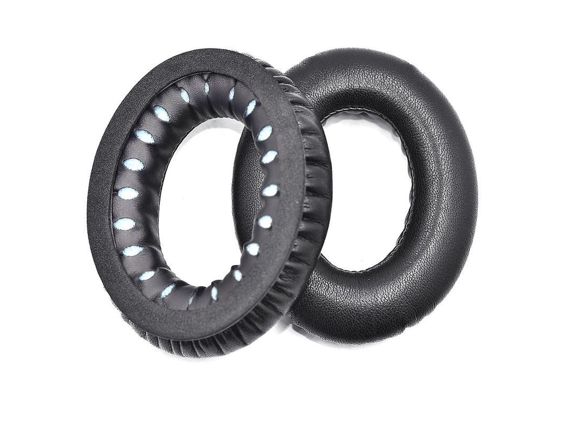 1 Par De Almohadillas De Cuero Para Auriculares Bose Quietcomfort Qc15 Qc25 Ae2 - Compatible