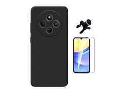 Funda Cleargorilasglass Proteção Carro para Xiaomi Redmi 14C GIFT4ME Resistente Negro