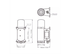 Alarma industrial de alto decibelio con luz, 3 niveles de volumen, para grúas portuarias exteriores, enchufe estadounidense de 110 V