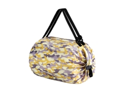 Bolsa de compras plegable con diseño plegable, gran capacidad, tela Oxford, reutilizable y ampliamente utilizada.