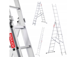Escalera Aluminio 3x9 Multifuncional Universal 150 Kg Baulich