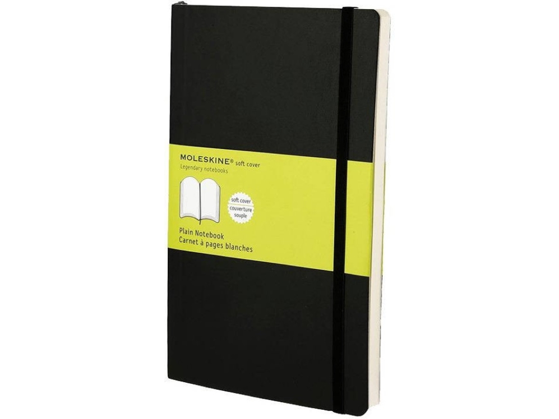 Bloc de Notas MOLESKINE Classic (192 Hojas - 21x13cm - Negro - Liso)